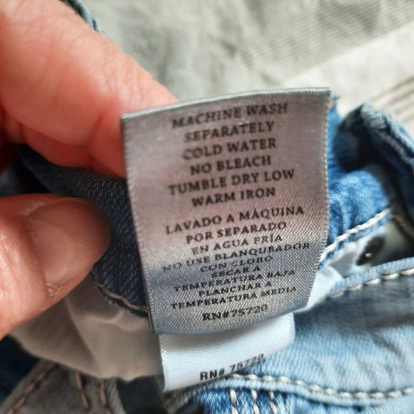 BKE ALEC Men's Size 26R (25x29) Skinny Straight Leg Denim Blue Jeans Stretch - Picture 8 of 9